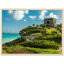 Impression sur ruines de Tulum - art mural Landmark Riviera Maya - affiche sur toile de ruines côtières antiques du Mexique - œuvre d'art de site historique - voyage culture décor - décoration murale héritage tropical - décoration d'art moderne-87825993-87825994