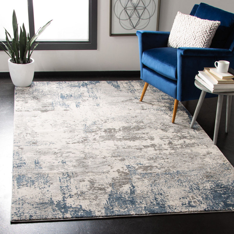 Keyra Performance Abstract Rug, Rectangle 4' x 6'