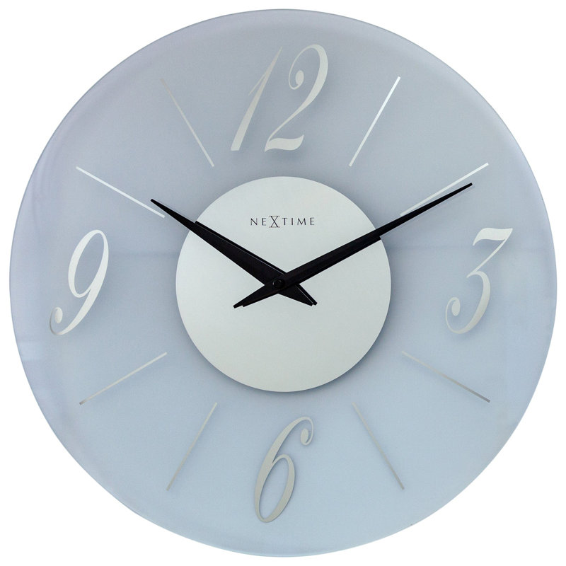 Dali 16.9" Frosted Glass Wall Clock