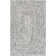 Rectangle Groh Flatweave Polyester Area Rug in Gray
