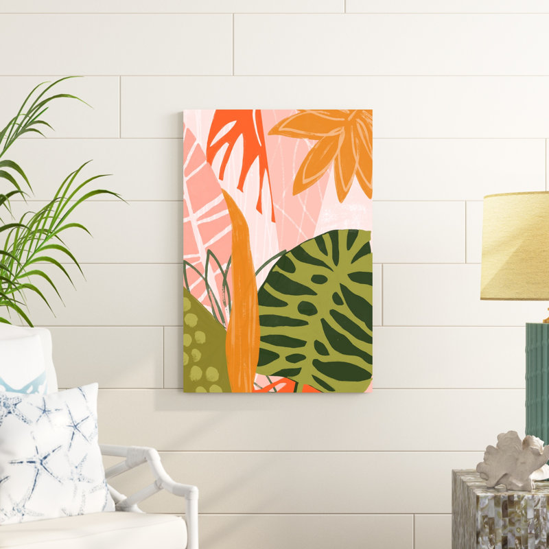 Jungle Collage II, H 36 po x l 24 po x P 1,25 po