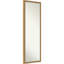 Miroir de porte en bois non biseauté, cadre doré Castellan - miroir pleine longueur, miroir mural