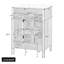 Meuble-lavabo de salle de bain avec lavabo et rangement polyvalent-2075485848-2075485845