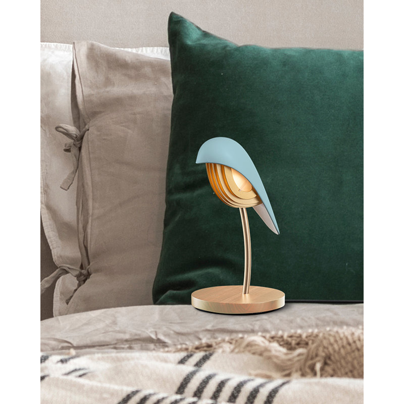 LED Desk Table Lamp LED Desk Table Lamp, Blue/Gold