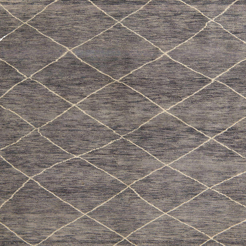 Tapis abstrait moderne 5254, Carré 4 pi