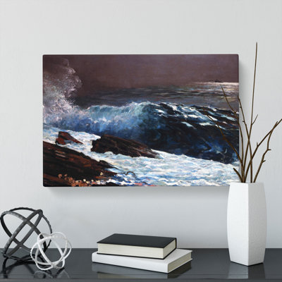 Sunlight On The Coast by Winslow Homer - Wrapped Canvas Painting