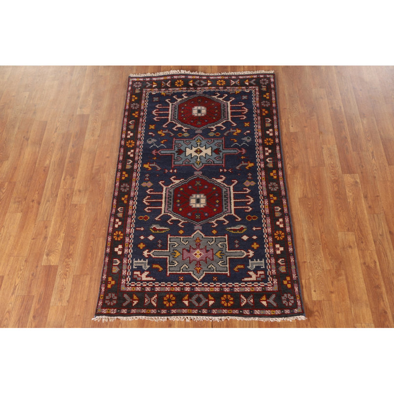 Tapis indien bleu 3x5