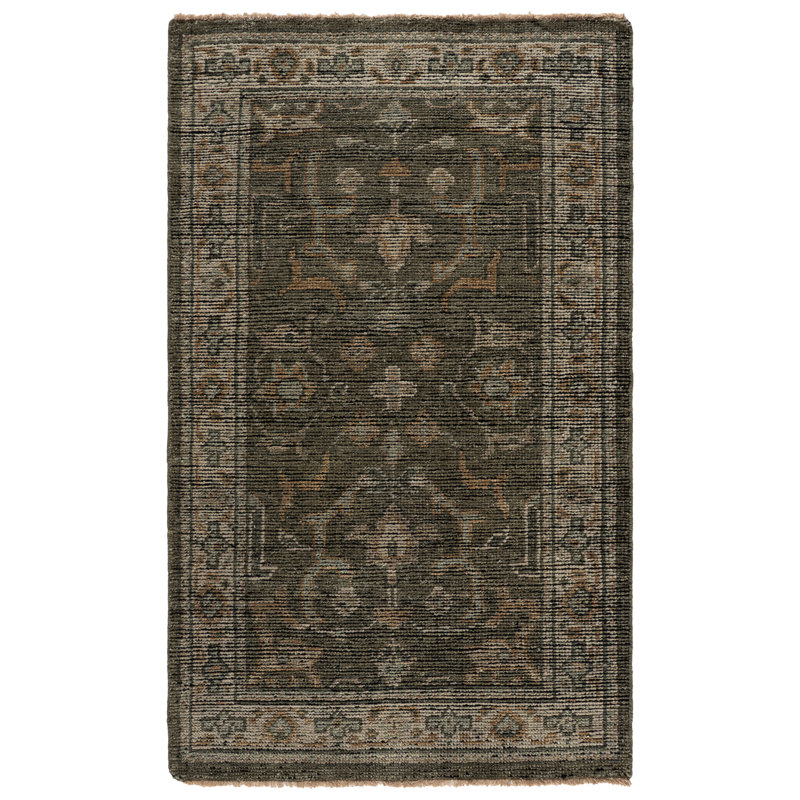Handmade Wool Oriental Area Rug, Rectangle 3' x 5'