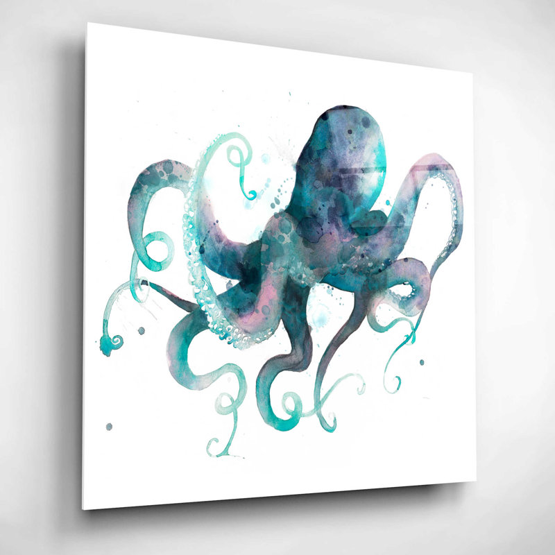 Tentacules II - peinture sans cadre, H 12 po x l 12 po x P 0,13 po