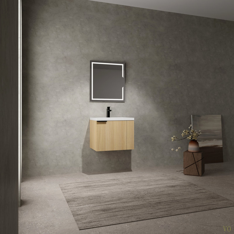 Ensemble de meuble-lavabo de salle de bain 24 po pour grand espace, ensemble d'armoires de salle de bain moderne, ensemble d'armoires de salle de bain (composable)