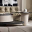 Table basse de style moderne crème