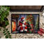 Paillasson Rottweiler and Santa Claus-112753827