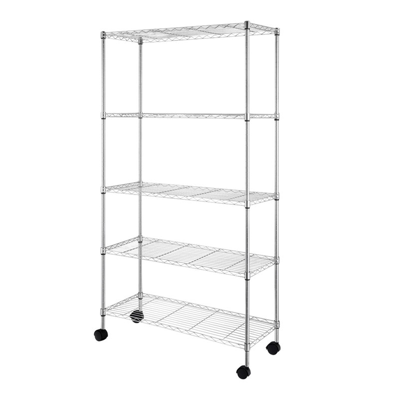 Étagère de maison - support de rangement en métal, structure multi-couches, pour ranger ou présenter des ornements