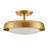 Solene LED Semi-Flush Mount in Champagne Bronze