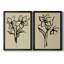 Encre florale I, reproduction encadrée de qualité supérieure - prête à être suspendue-624926478-624926479