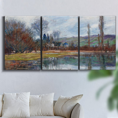 " Apple Trees Blooming, 1873 " 3 - Pieces