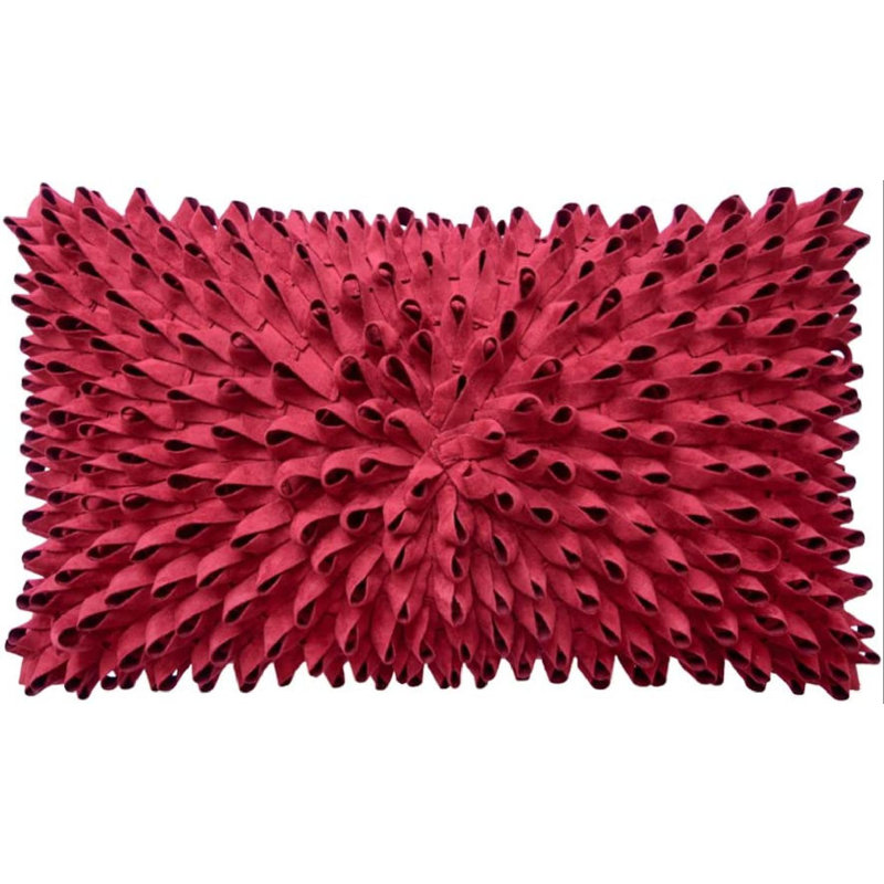  Housse de coussin rectangulaire, Rouge