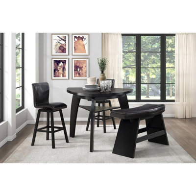 Raana Espresso Pub Chair, Set of 2 by Wildon Home