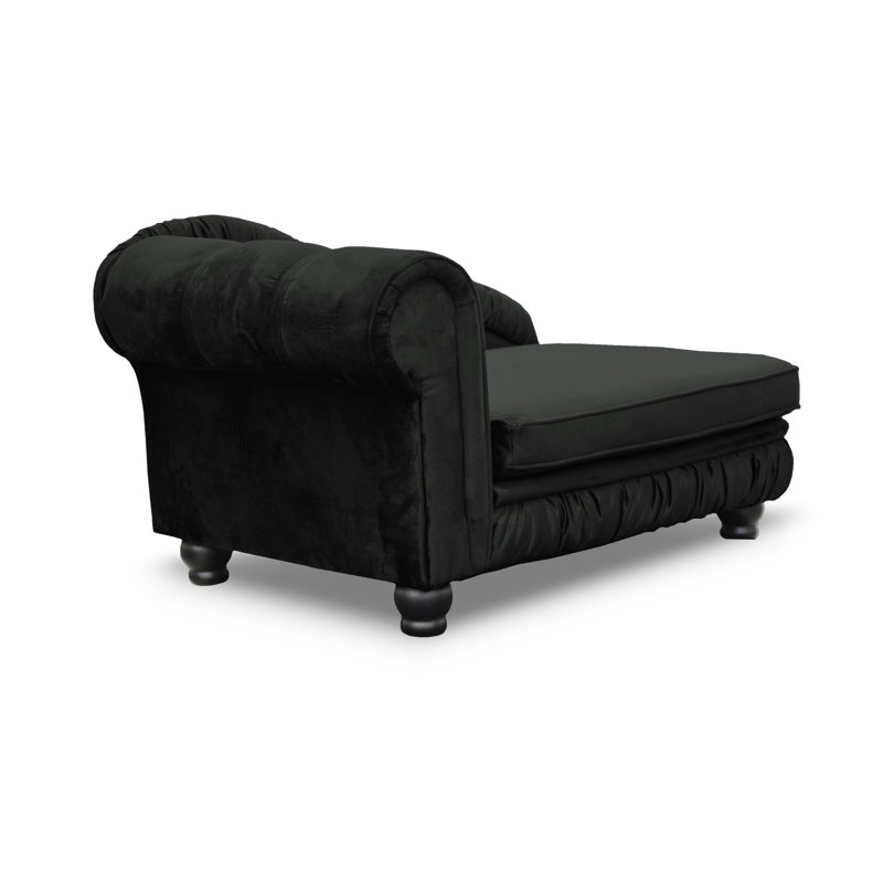 Alana Polyester Pet Bed, Matt black