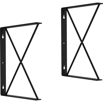Wireframe Double Shelf Brackets