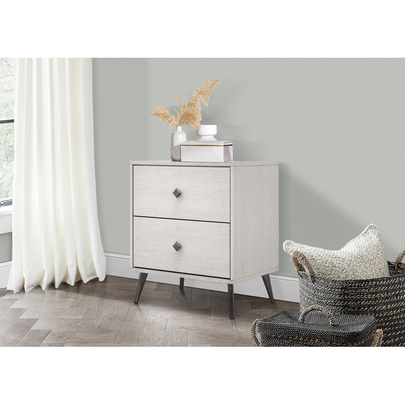 Table de chevet 2 tiroirs Thomasina