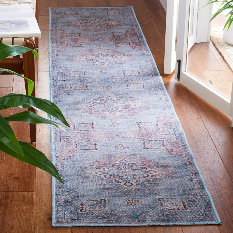 Duilio Performance Machine Washable Oriental Rug, Runner 2' x 9'