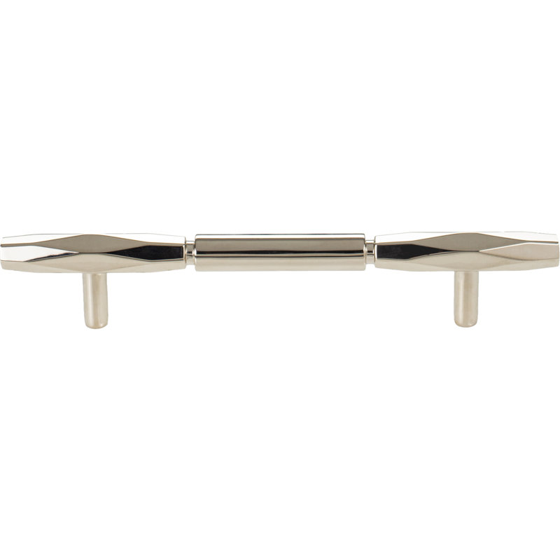 Kingsmill Bar Pull, Polished Nickel, 5 1/16" Center to Center