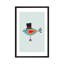 Bird (Turquoise), impression sur toile tendue-34982406-72398152
