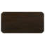 Ensemble de 3 tables basses et tables de bout Amaro brun foncé (table incluse seulement)