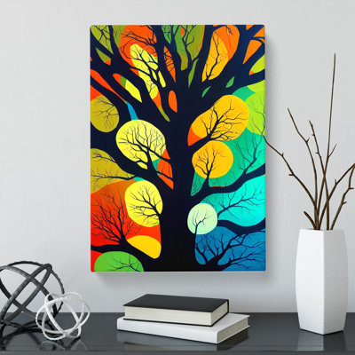 Tree Colours - Wrapped Canvas