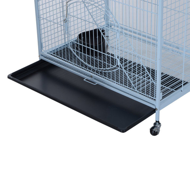 Cage à animaux avec roue