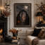 «Glowing Jack O Lantern At Stone Gate To Haunted Halloween», art mural sur toile-1743856068