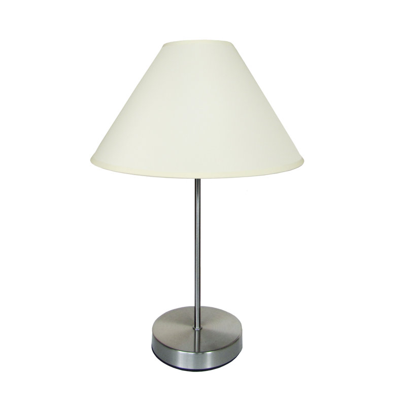 Merna Metal Table Lamp, White
