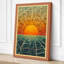 Golden Sunrise Japandi - Wrapped Canvas-1987782031-1987782039