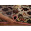 Tapis oriental traditionnel All-Over rose 10 x 14 po