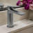 Single-Hole Single-handle Bathroom Faucet with Drain Assembly-86637653