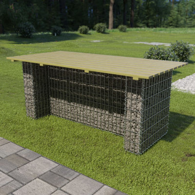 Rectangular Metal Outdoor Dining Table , 180cm cm W 90cm cm D