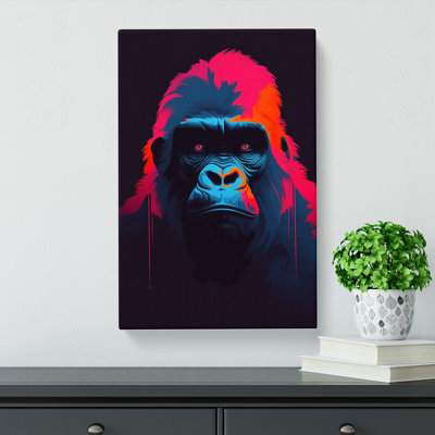 Gorilla Minimalism - Print on Canvas