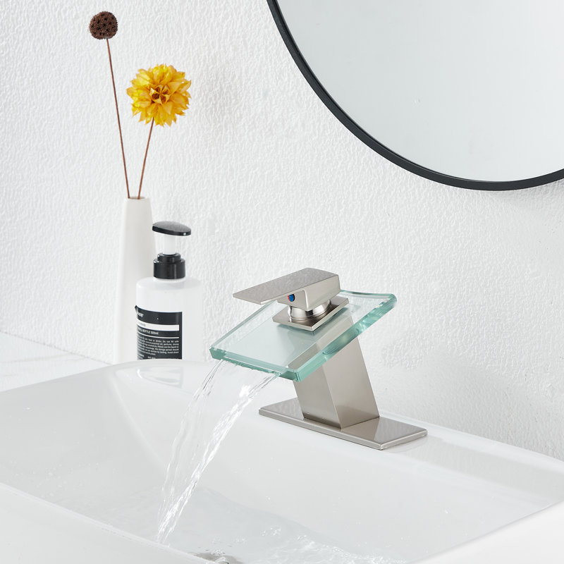 Single-handle Bathroom Faucet, Brushed Nickel