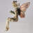 Ash Forest Fairy Shelf Sitter with a Bird Statue