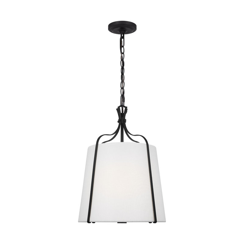1 - Light Bell Pendant, 19.63" H x 14.25" W x 14.25" D, Smith Steel