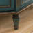 European Style Half-Round Storage Accent Cabinet