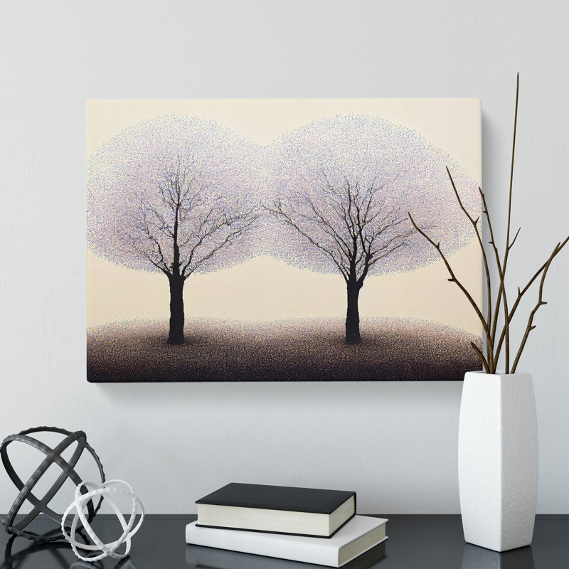 XXX-H1022-WF-6354X Mysterious Trees - Wrapped Canvas Print