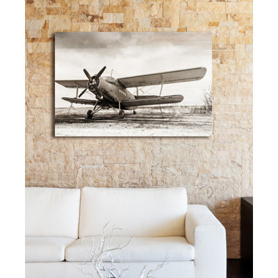 Hélice d'avion - reproduction de photo sur toile tendue