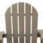 Ensemble de chaises d'extérieur en poly Adirondack avec plateau de connexion et porte-gobelet-182921131