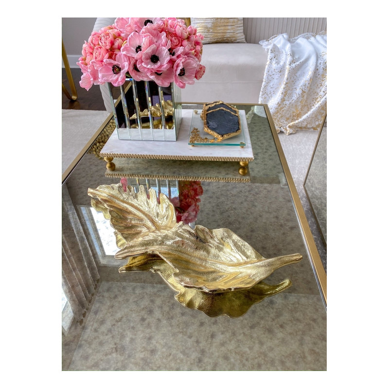 Leaf Candy Dish (Available in 2 Colors), Gold