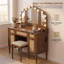 Ensemble de coiffeuse 44 "avec 5 tiroirs et ampoules Hollywood-1296406866