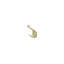 Deltana MH12U4 Modern Hook, 2-1/4" Projection in Brushed Brass-1598435215