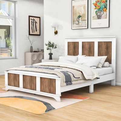 Plywood Farmhouse Platform Bed