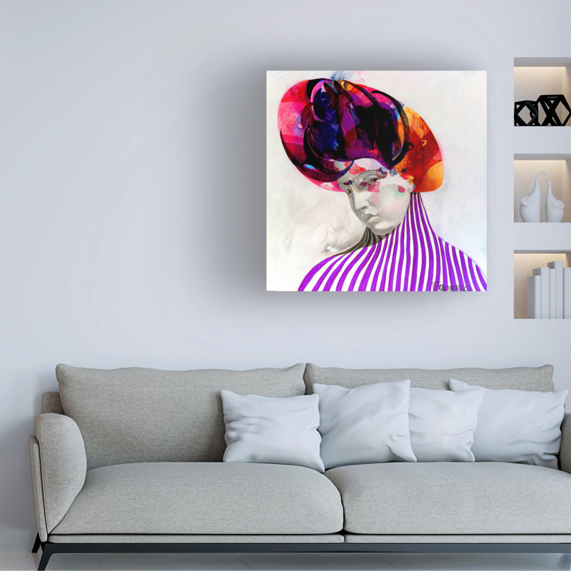 Art sur toile rubis de Victor Tkachenko, H 24 po x l 24 po